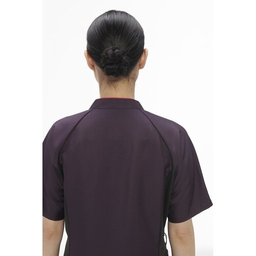 男女兼用スクラブ ネイビー+ピンク LL