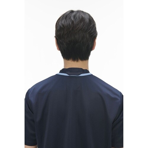 男女兼用スクラブ ネイビー+ピンク SS