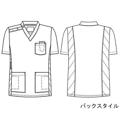 男女兼用スクラブ バーガン LL RT−