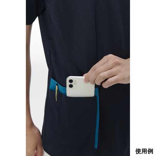 男女兼用スクラブ ブルー M JD−51