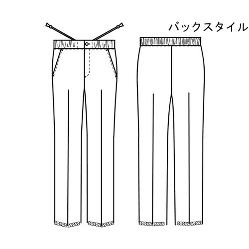 男女兼用パンツ パープル S AY−42