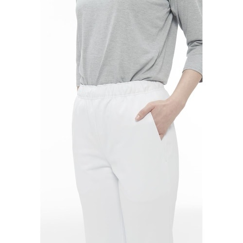 男女兼用パンツ ホワイト S NI−52
