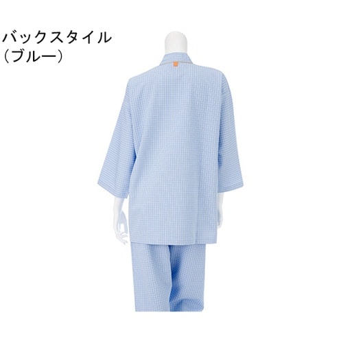 男女兼用患者衣パジャマ型 ベージュ EL