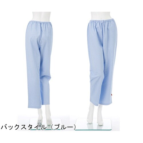男女兼用患者衣パンツ ブルー S FG−