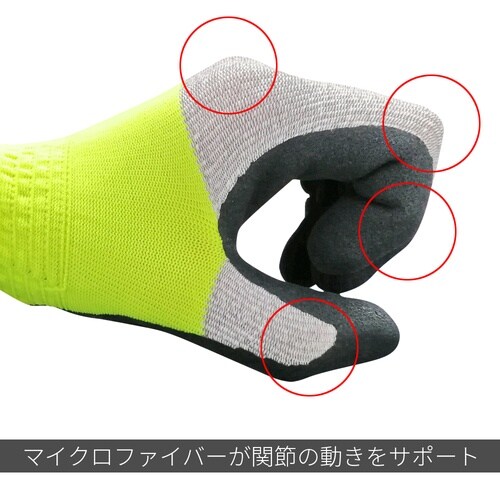 天然ゴム背抜き手袋 WOBM−MF2高視