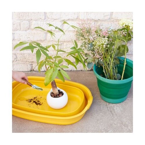 折りたたみバケツ イエロー 8L TOR