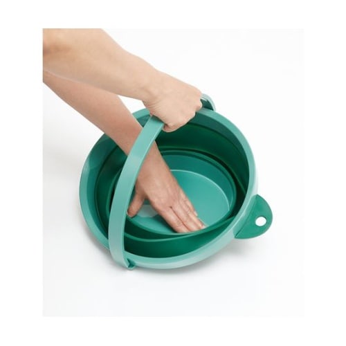 折りたたみバケツ グリーン 8L TOR