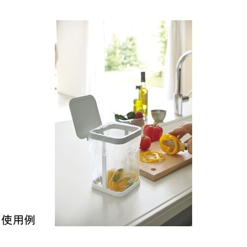 蓋付きポリ袋エコホルダー プレート ホワ