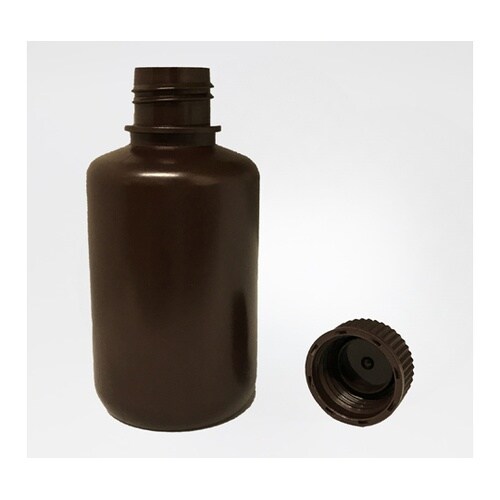 細口試薬ボトル(HDPE 褐色) 125