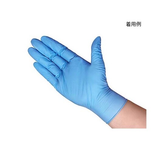 ニトリルクリア手袋 RB(M)ブルー S
