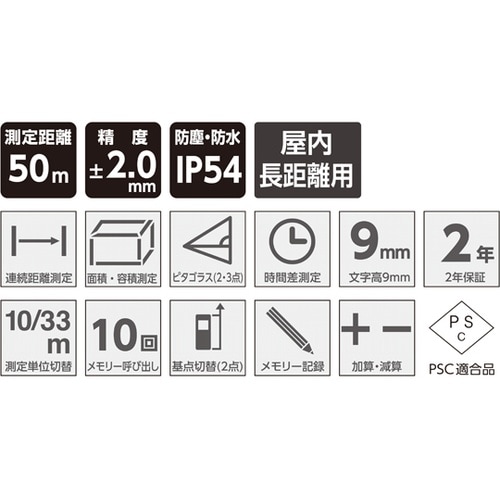 レーザー距離計 L−MeasureBK