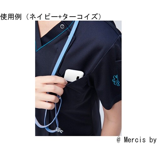 男女兼用スクラブ ネイビーP S MFF