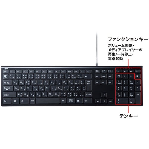 USBスリムキーボード SKB−SL33