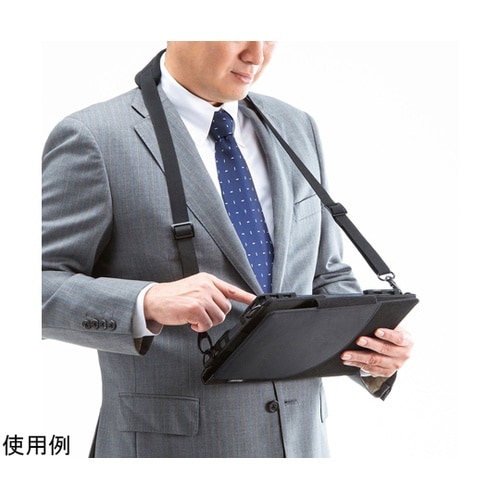 ショルダーベルト付き10.1型タブレット