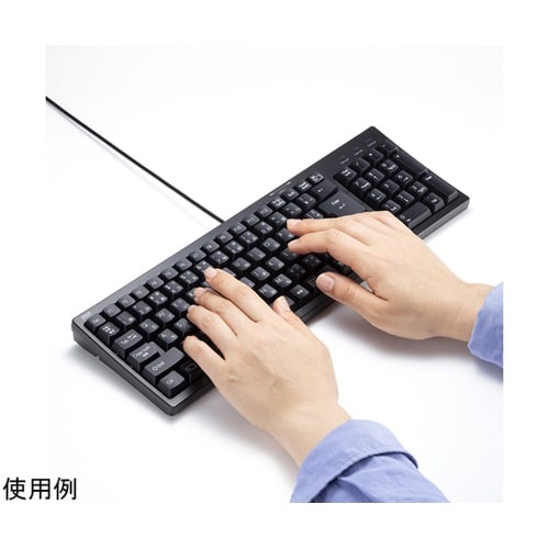 USBハブ付コンパクトキーボード SKB