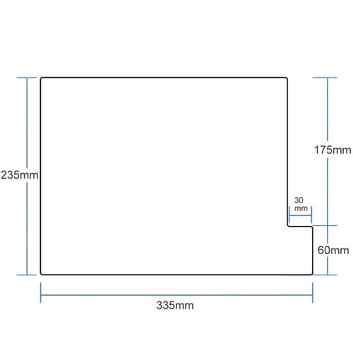 仕切ガイドラテラル A4 ピンク DG−