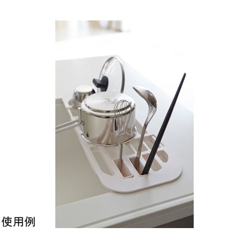 伸縮水切りラック アクア ホワイト 28