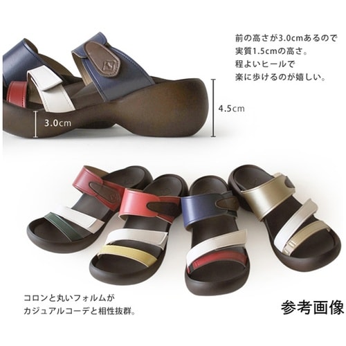 リゲッタ エッグヒールサンダル ホワイト