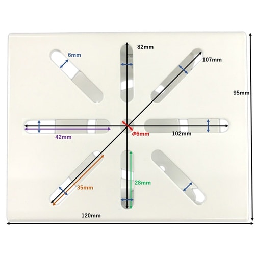 監視カメラ角度調整ハウジングブラケット取