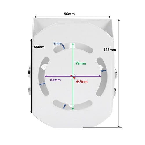 監視カメラ角度調整ハウジングブラケット取