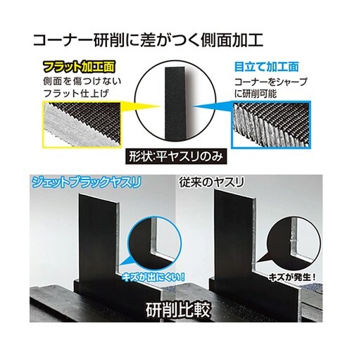 TFS−10 ブラックヤスリセット 中目