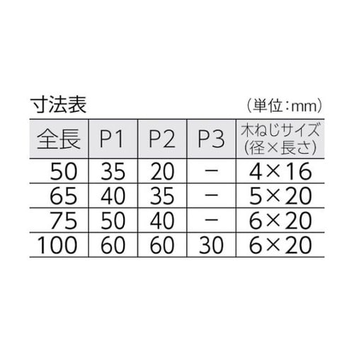 TLS100F ステンレス製重量平型蝶番