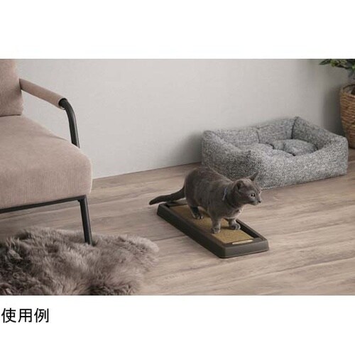 ダストレス猫の爪とぎスリム ブラウン C