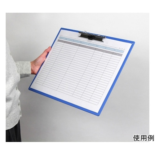 カラー用箋挟 ヨコ型 A3S 青 KB−