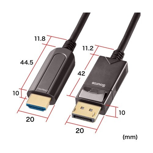 DisplayPort−HDMI変換光フ