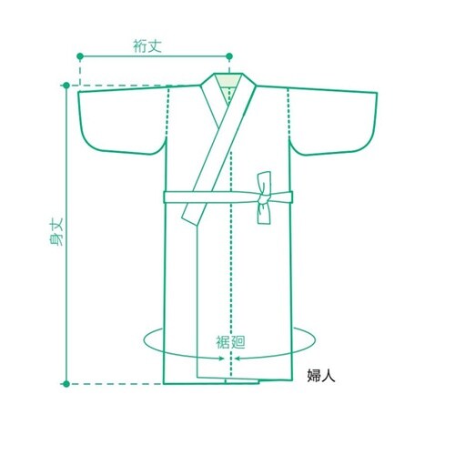 オオサキガーゼねまき 婦人 LO 紺 1