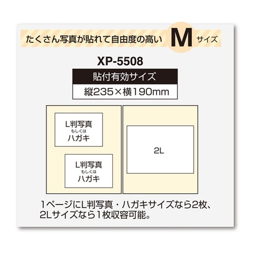 ライトフリーアルバム フレーム M グリ