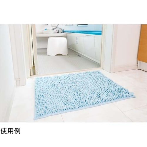 ファイバーバスマット 45×60mm 青