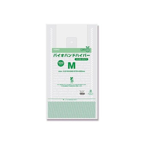 レジ袋 バイオハンドハイパー M チェッ