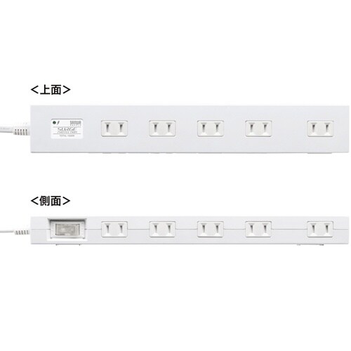 雷ガードタップ 2m ホワイト TAP−