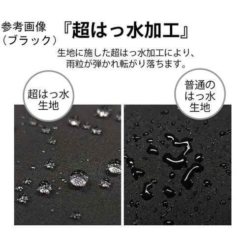 HAU 紳士超撥水無地長傘 65cm ネ