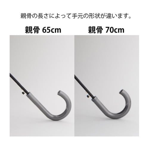 HAU 紳士超撥水無地長傘 65cm ネ