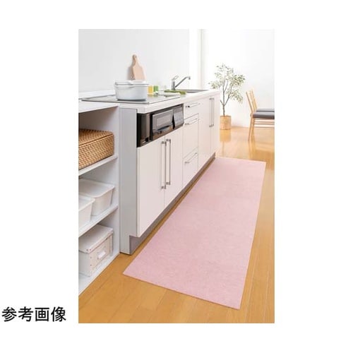 撥水タイルマット 8枚入 メランジピンク