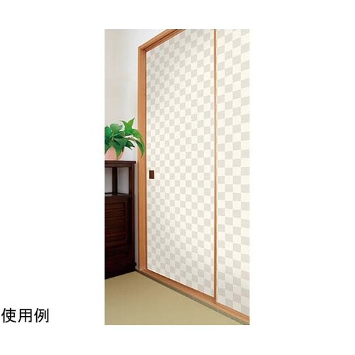 引き戸に貼るシール 市松模様 HFK26