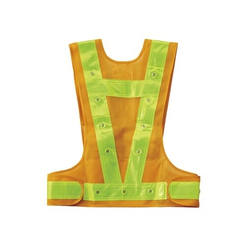 238101 多機能LEDベスト 黄 赤