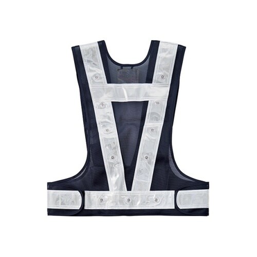 238097 多機能LEDベスト 紺 青