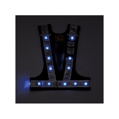 238097 多機能LEDベスト 紺 青