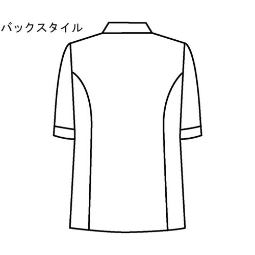 コックシャツ ワイン M 639−28