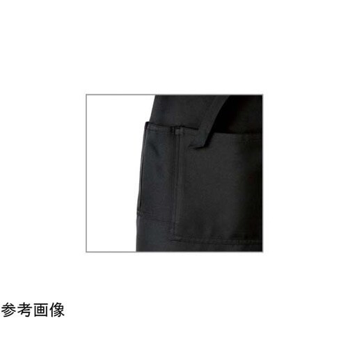 サロンエプロン ネイビーチェック フリー