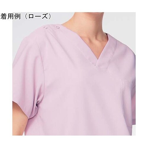 スクラブ(男女兼用)ダークパープル SS