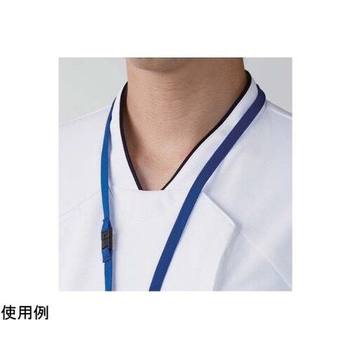 スクラブジャケット(半袖男女)ホワイト×