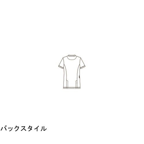 スクラブジャケット男女半袖 カシス S