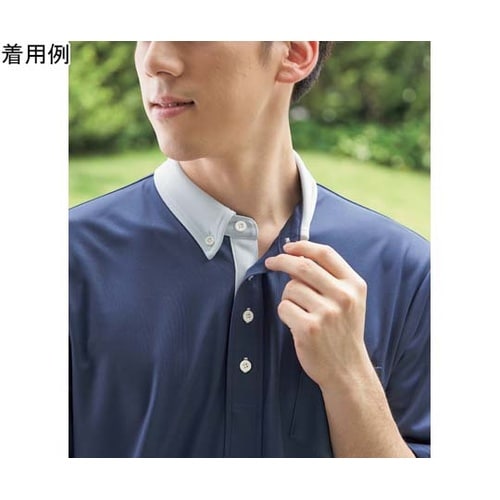 ニットシャツ ネイビー SS KZN23