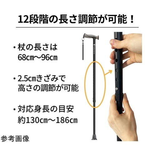 バンブーステッキ ワイド ブラウン 10