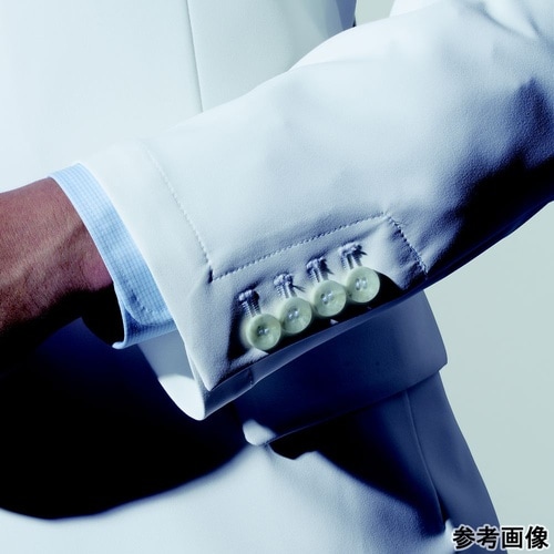 メンズ診察衣 ホワイト S KZN209