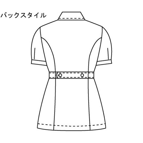 レディスジャケット半袖 ネイビー×サック